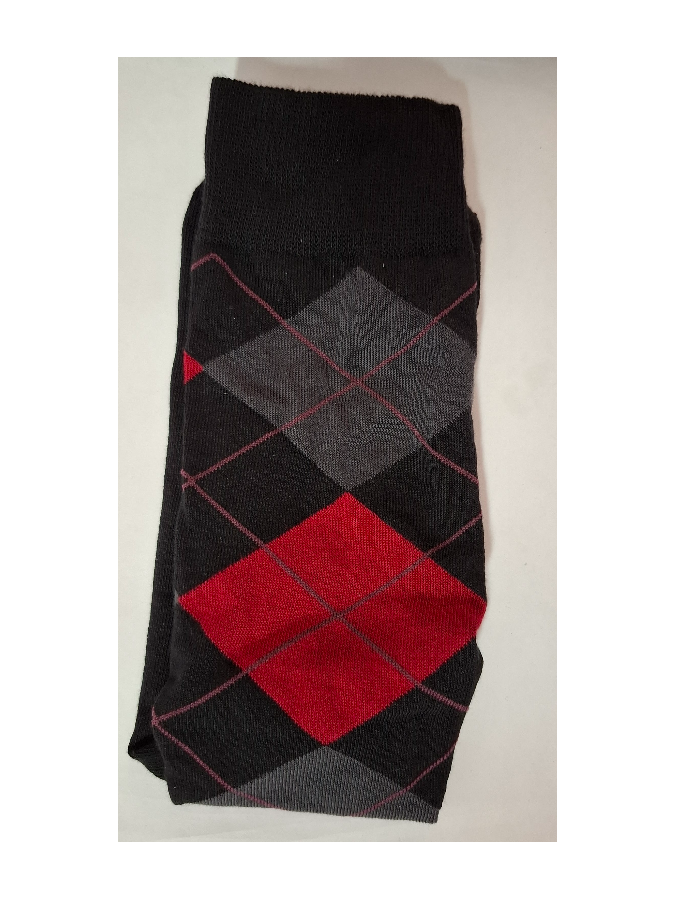 Men's Diamond pattern socks 0125.093