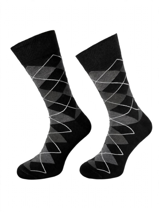 Men's Diamond pattern socks 0125.093