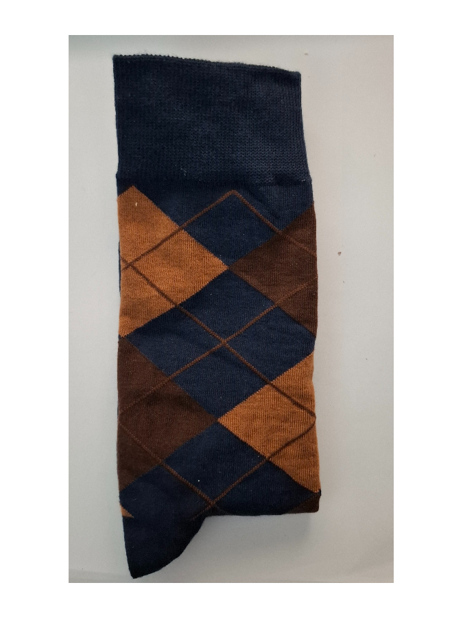 Men's Diamond pattern socks 0125.093