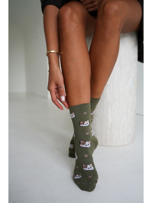 Women's socks Cats & paws 0200.266