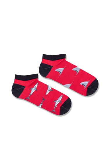 Men's Sharks pattern low ankle socks 013.1108 2