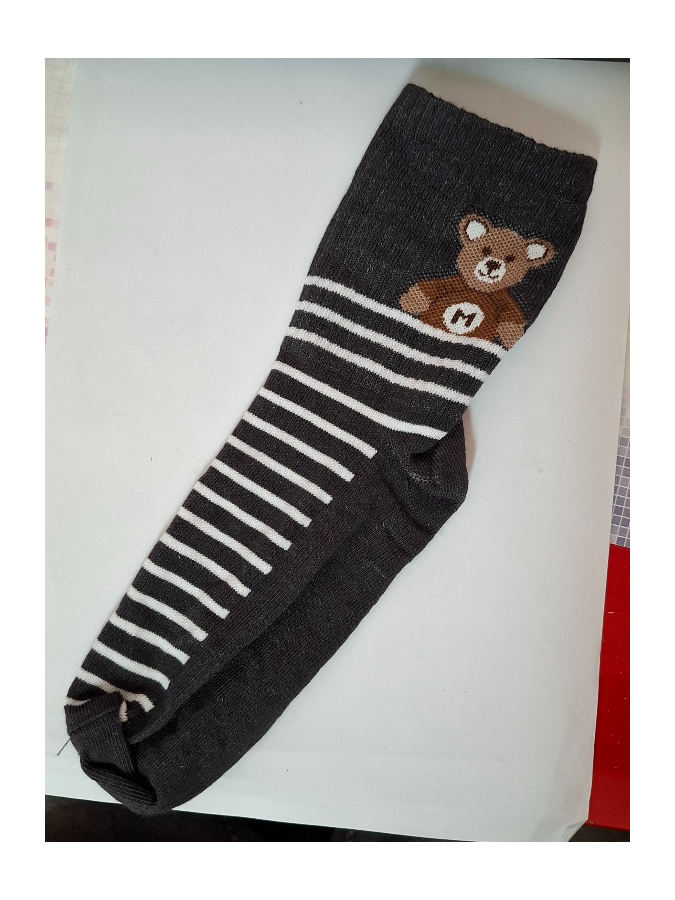 Children's socks Teddy Bear with stripes 1184.071