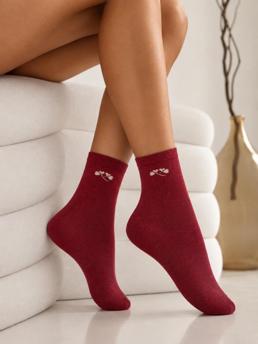 Women's socks with little lurex pattern 0200.178