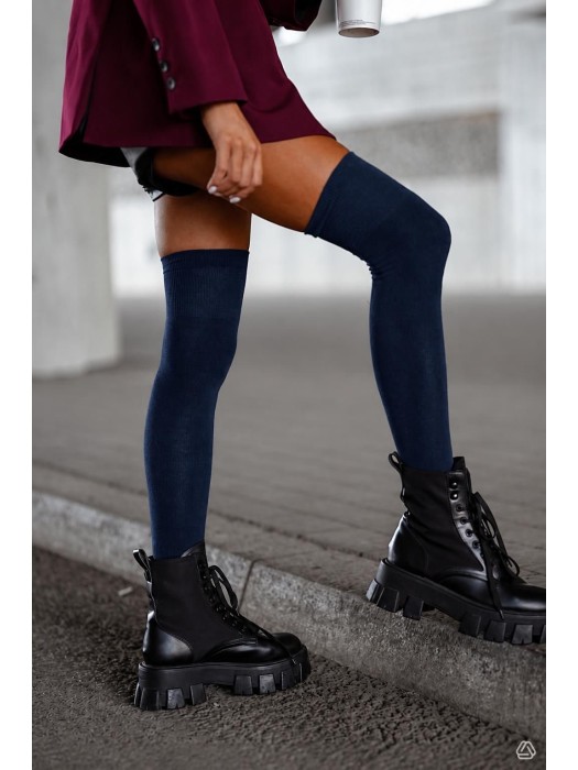 Classic cotton over-the-knee socks 0293.001