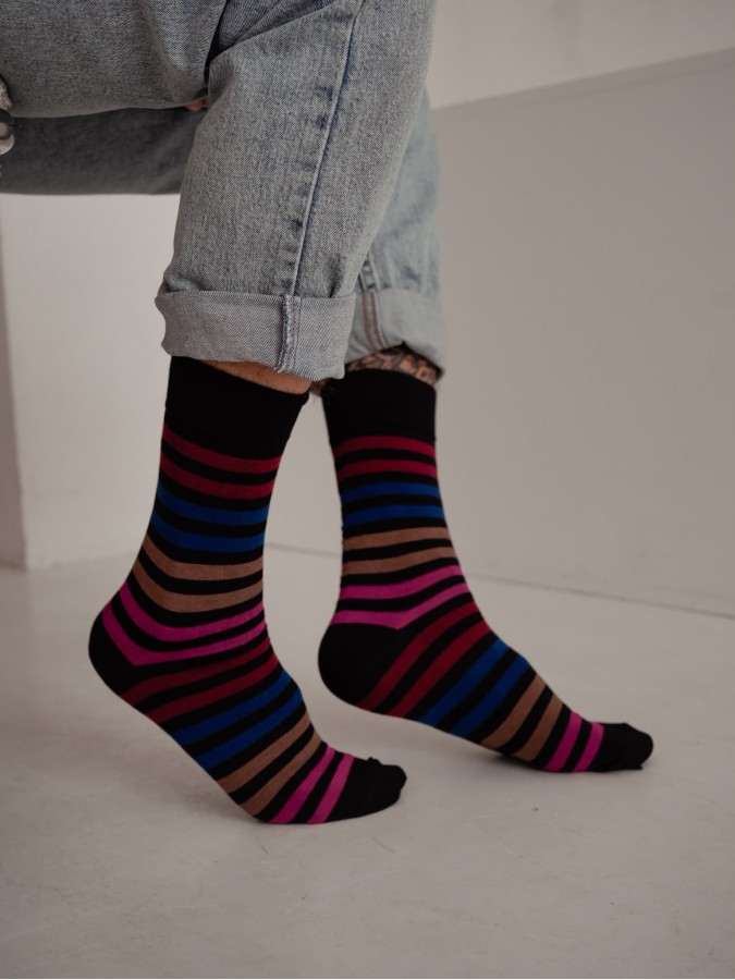 Men's socks Stripes 0125.159