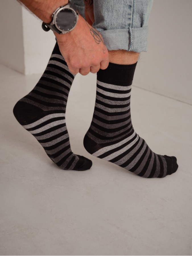 Men's socks Stripes 0125.159