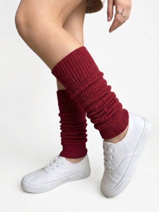 Kid's cotton ribbed leg warmers 1719.001