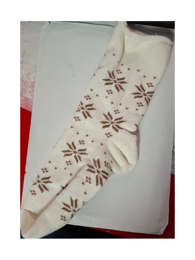 Women's Terry Non-Pressure Thick Socks (Stars)...