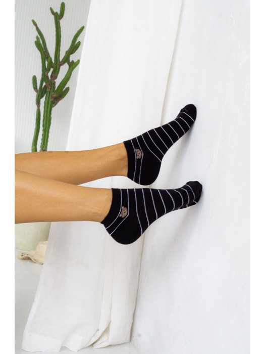 Stopki damskie Mały Miś z Paskami 1146.010