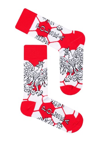 Men's Poland pattern socks 0125.009