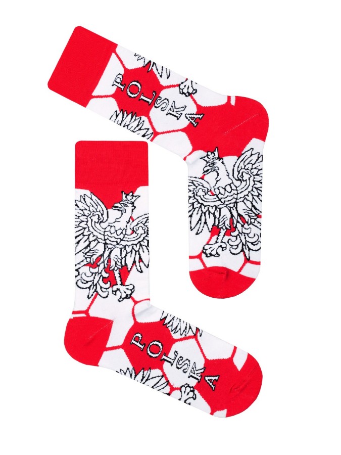 Men's Poland pattern socks 0125.009