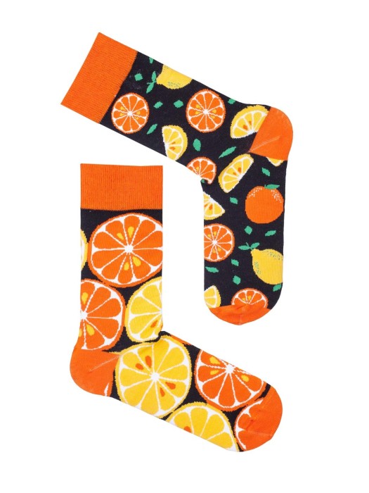 Men's Citrus pattern socks 0125.120