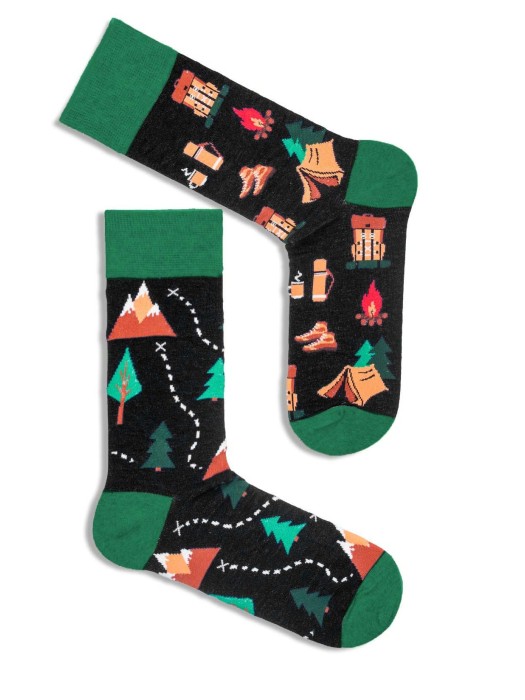 Men's Trekking pattern socks 0125.053