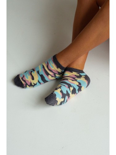 Women's Moro pattern low ankle socks 014.1146 2