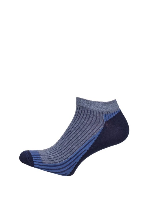 Men's model 003 pattern low ankle socks 003.0170