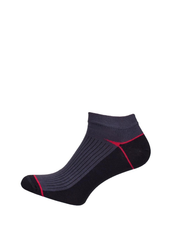 Men's model 006 pattern low ankle socks 006.0170