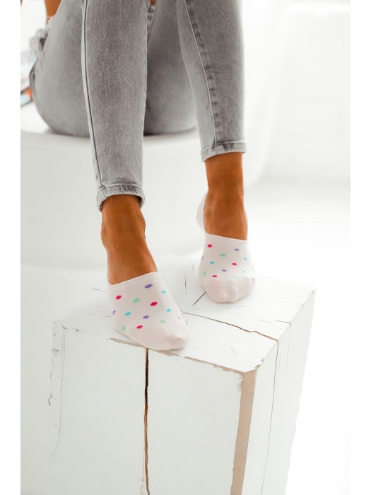 Cotton Dots pattern invisible socks