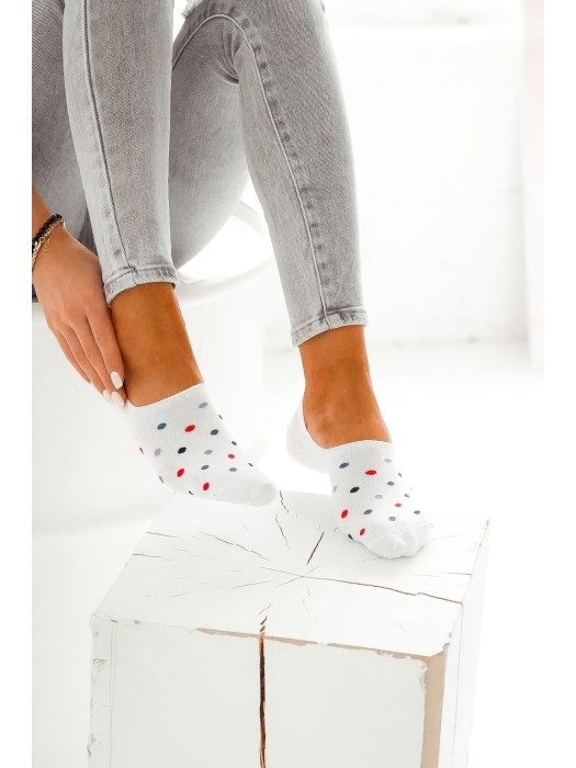 Cotton Dots pattern invisible socks