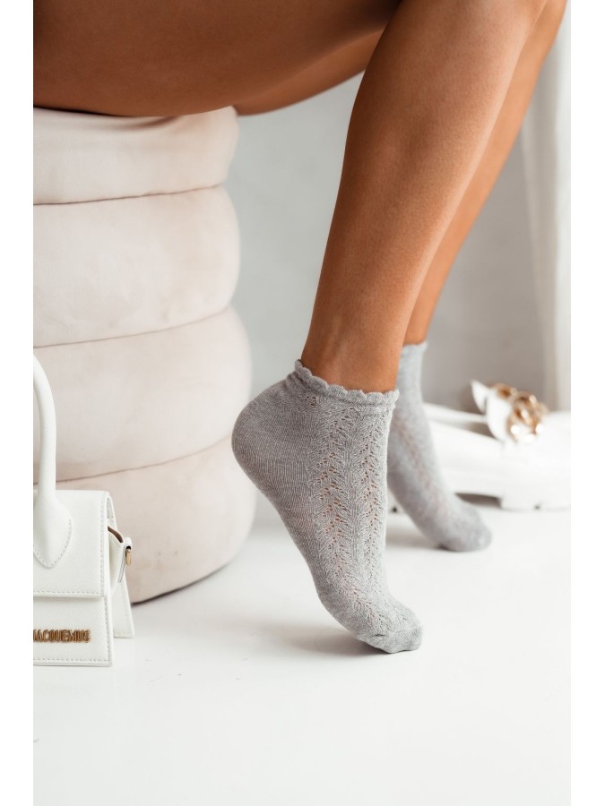 Openwork low ankle socks 1504.001