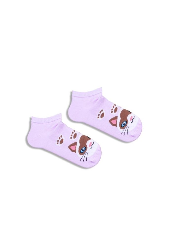 Kids' Cat's head pattern low ankle socks 001.1160