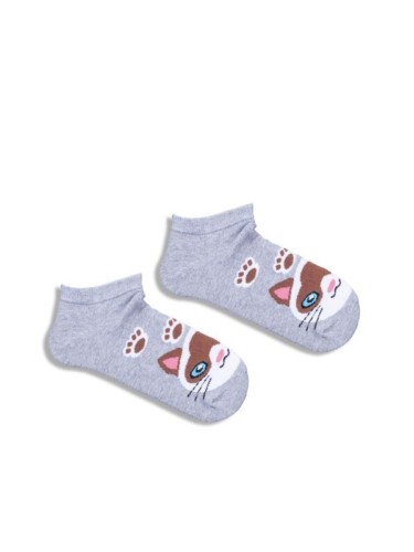 Kids' Cat's head pattern low ankle socks 001.1160 2