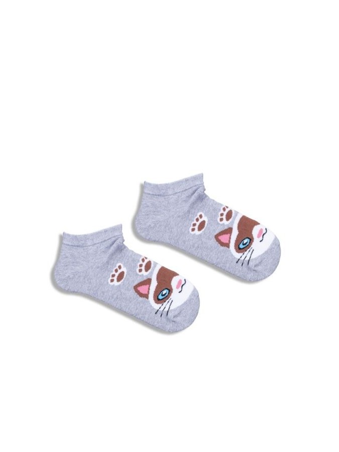 Kids' Cat's head pattern low ankle socks 001.1160