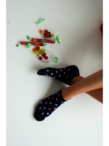 Women's Dots pattern low ankle socks 018.1146