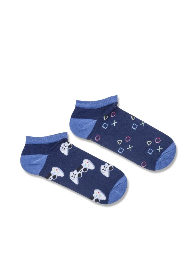 Men's Video Game pattern low ankle socks 026.1108