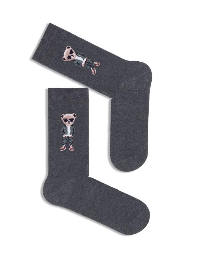 Men's Smarty Bear pattern socks 0125.032