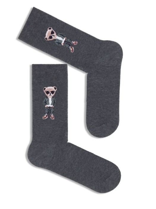 Men's Smarty Bear pattern socks 0125.032