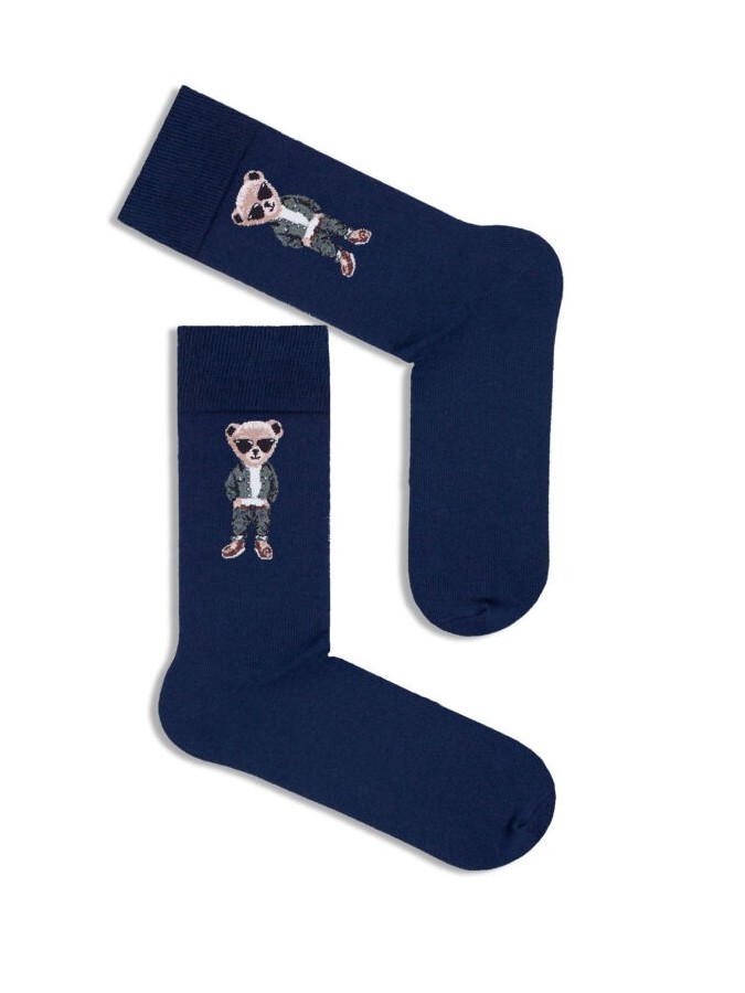 Men's Smarty Bear pattern socks 0125.032