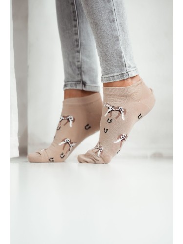 Women's Horse pattern low ankle socks 021.1146 2