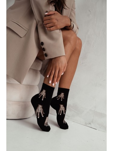 Women's Hand pattern socks 0200.026
