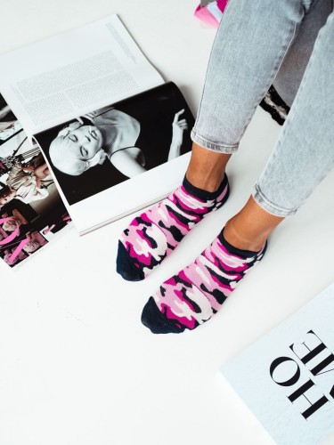 Women's Moro pattern low ankle socks 014.1146