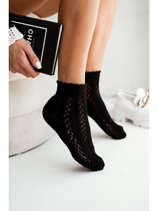 Women's openwork socks 0989.001