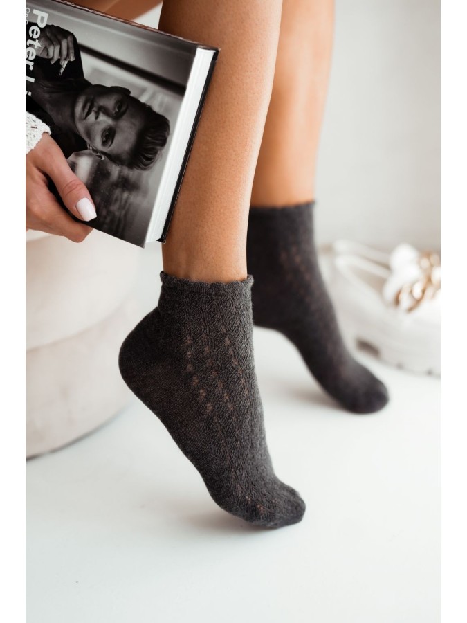 Skarpetki damskie ażurowe 0989.001