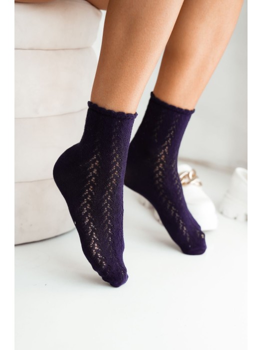 Women's openwork socks 0989.001
