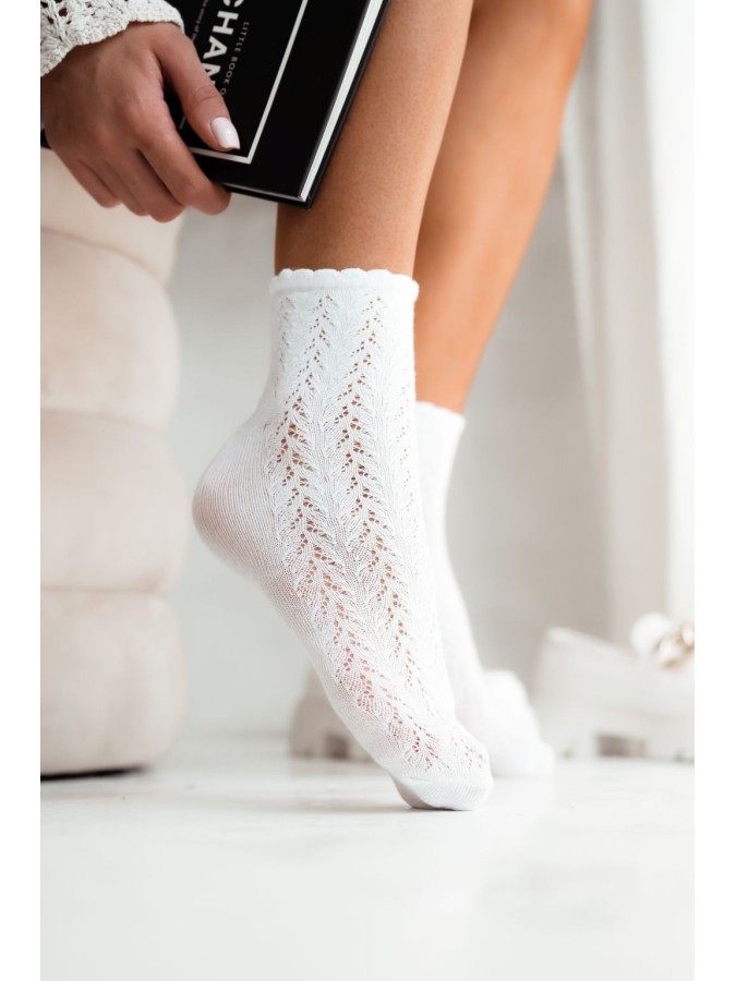 Women's openwork socks 0989.001