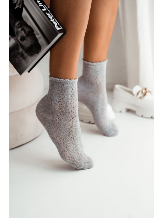 Women's openwork socks 0989.001