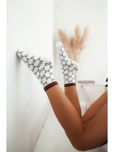 Women's CC pattern socks 0200.005