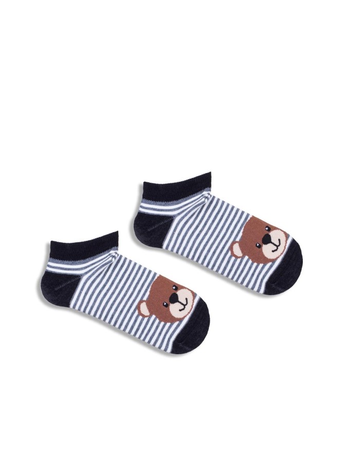 Kids' Teddy Bear's big head with stripes...