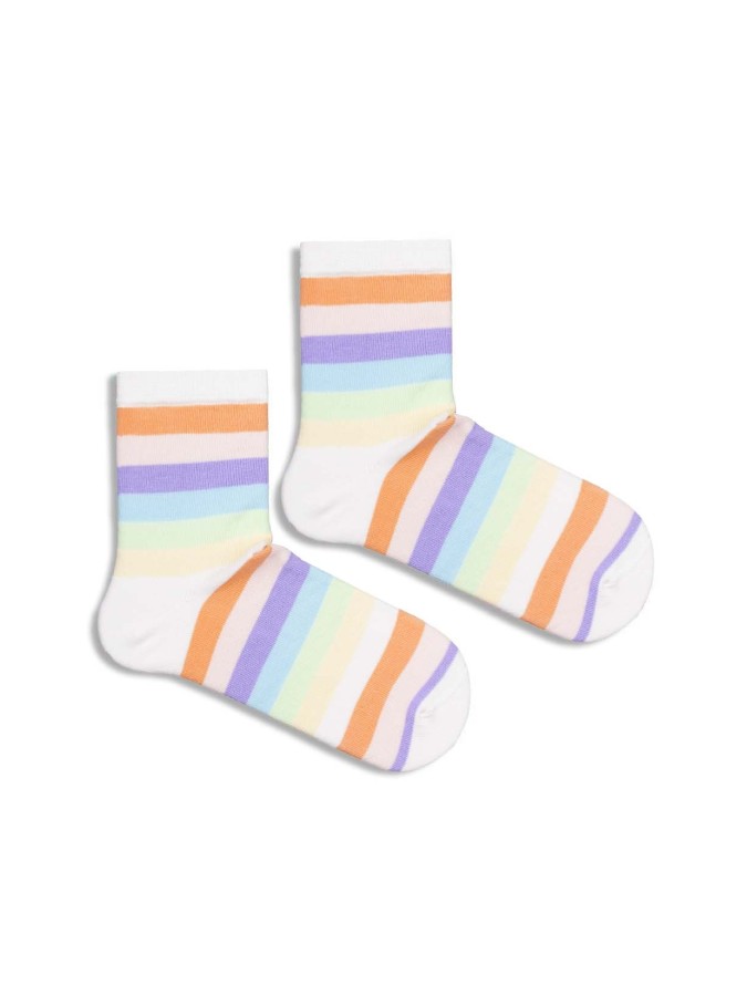 Kids' Rainbow stripes pattern socks  004.1184