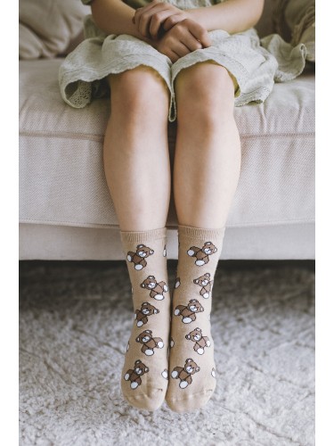 Kids' Teddy Bears pattern socks  005.1184
