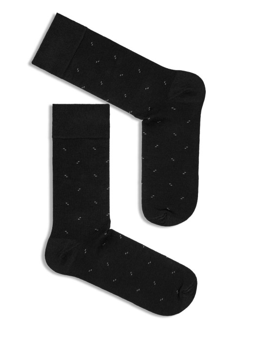 Men's cotton little pattern dress socks 0040.003