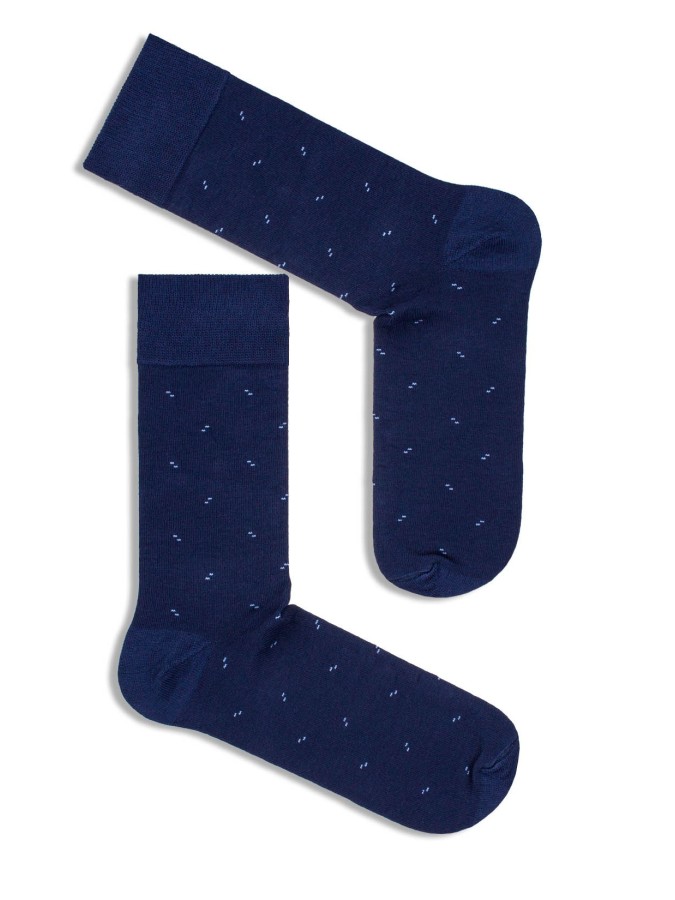 Men's cotton little pattern dress socks 0040.003