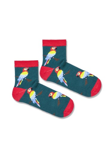 Men's Parrots pattern short socks 1153.018