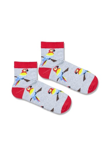 Men's Parrots pattern short socks 1153.018 2