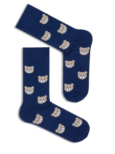 Men's Teddy Bear's head pattern socks 0125.033 2