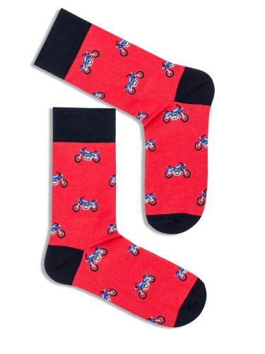 Men's Motorcycles pattern socks 0125.057 2