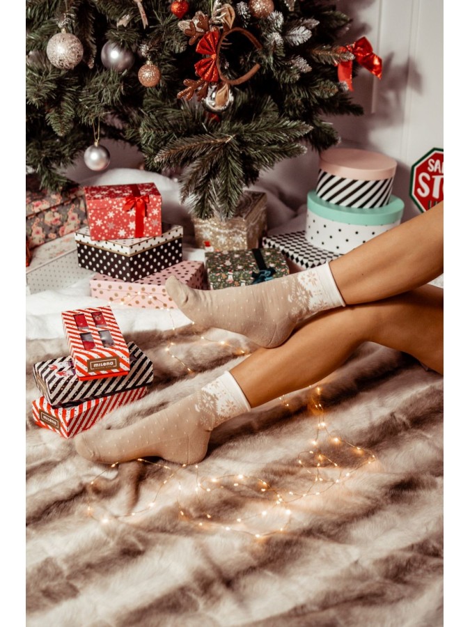 Women's Half-terry UNIQUE Stars pattern socks